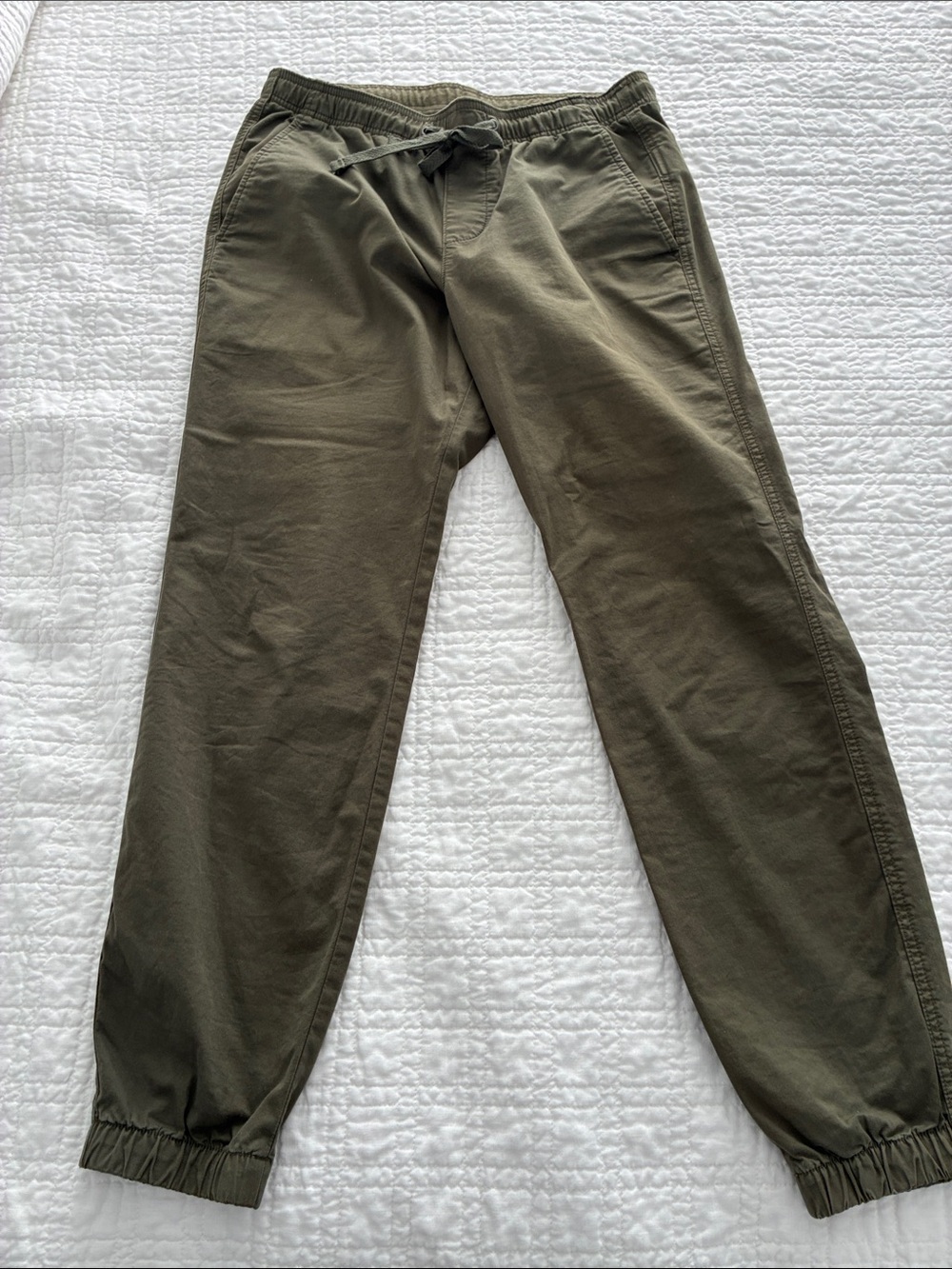 GAP Olive Drawstring Jogger Pants